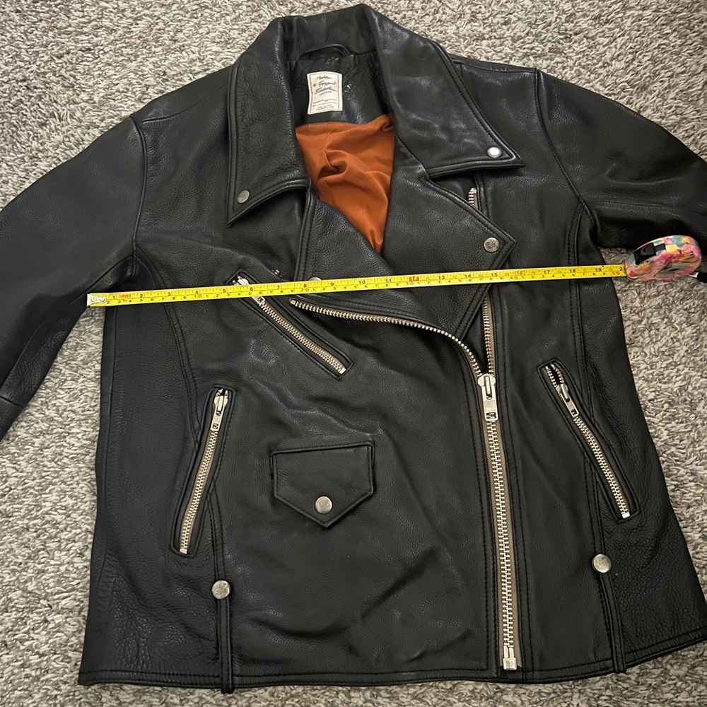 We The Free Jealousy Black Leather Jacket - Picture 14 of 16